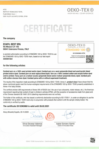 Certification