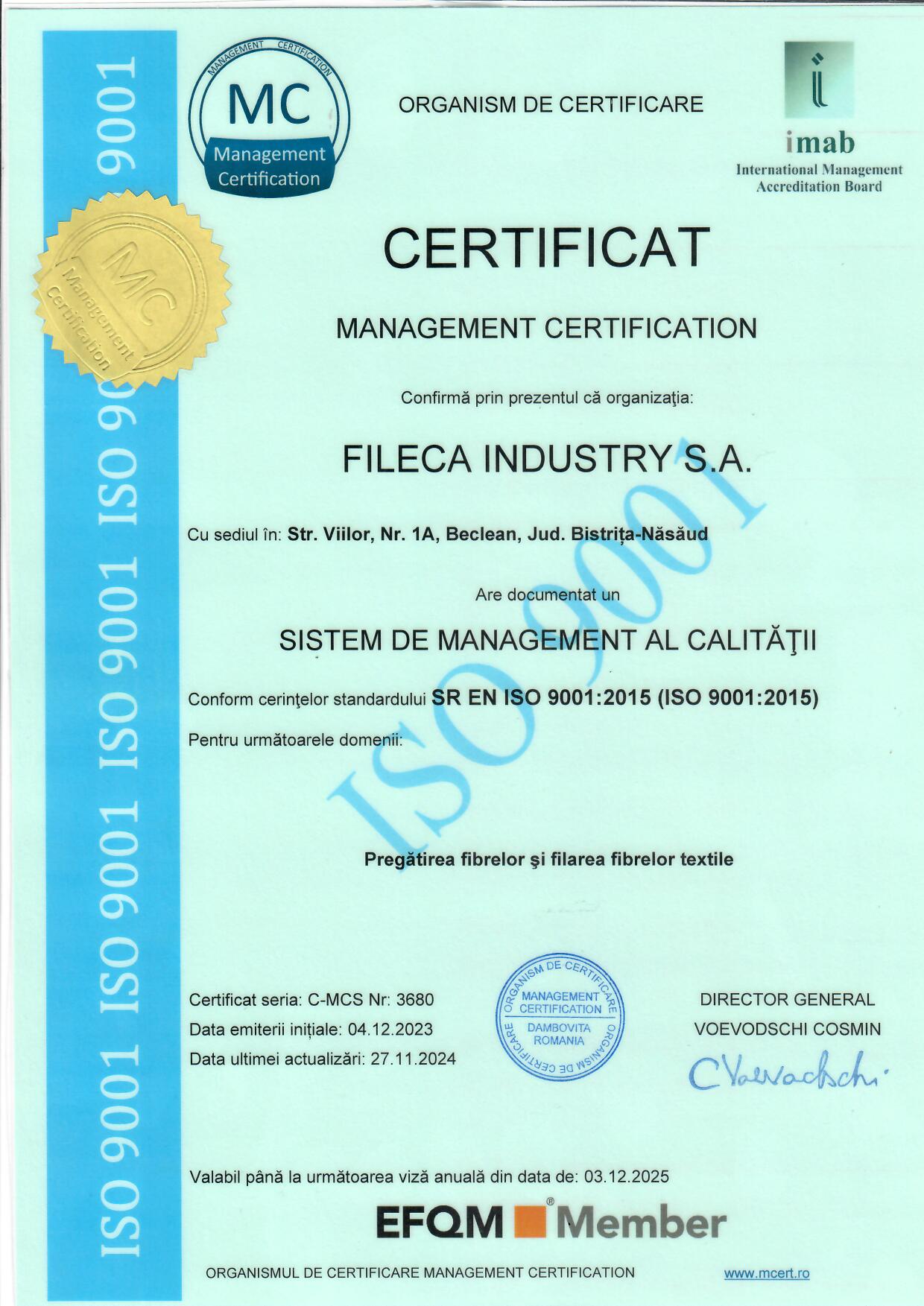  Certification